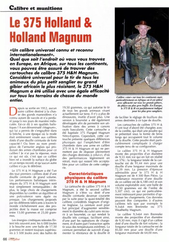 "Le chasseur de sanglier". 2013. Article de Joël SERRE sur le 375 HH Magnum. LE-CHASSEUR-DE-SANGLIER-N-200-P66-copie-1