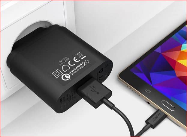 chargeur quick charge 2 qualcomm S5 S6 S7