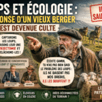 Loups et écologie : La réponse d'un vieux berger est devenue culte. loups berger écologiste