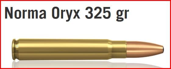 norma oryx 325 grains 21 grammes
