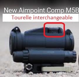 Nouveauté SHOT SHOW 2020 : AIMPOINT Comp M5B RDS. Tourelle interchangeable. AIMPOINT Comp M5B RDS_edited