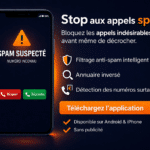 Appli anti spam tél, créer une liste "Blanche", "Famille". Stop aux appels spam, filtrez maintenant_edited
